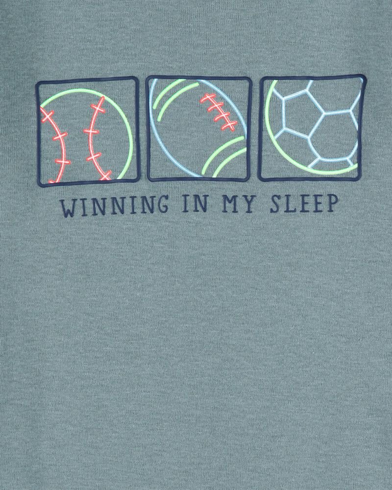 Toddler 4-Piece Sports Cotton Pyjamas - Image 3